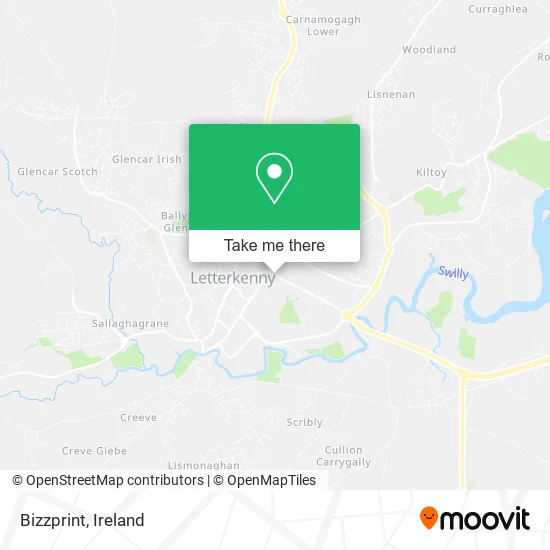 Bizzprint map