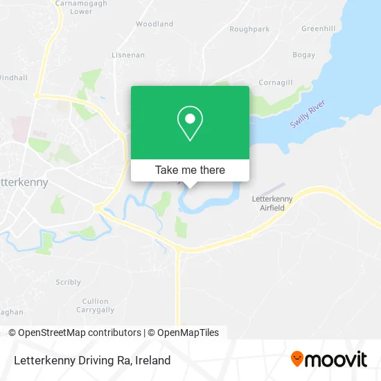 Letterkenny Driving Ra map