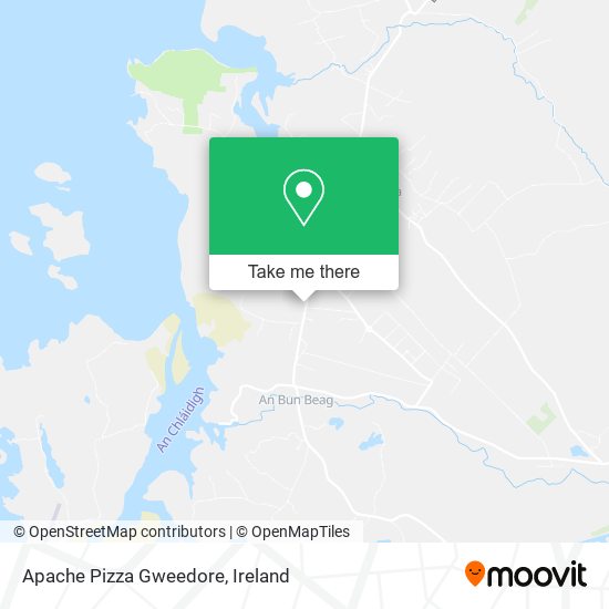 Apache Pizza Gweedore map
