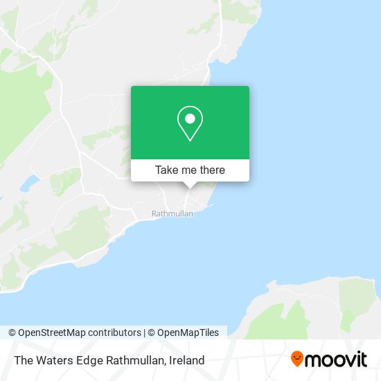 The Waters Edge Rathmullan map