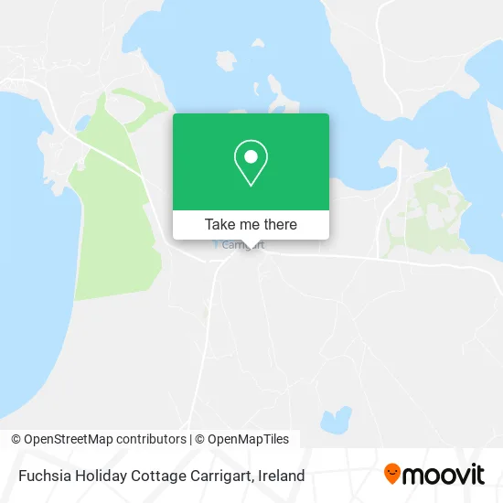 Fuchsia Holiday Cottage Carrigart map