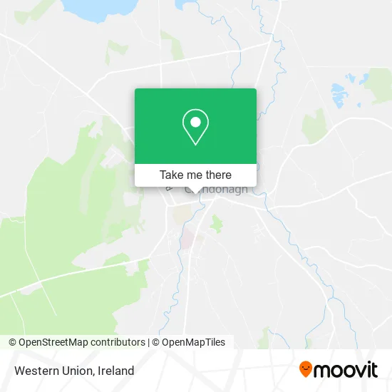 Western Union map