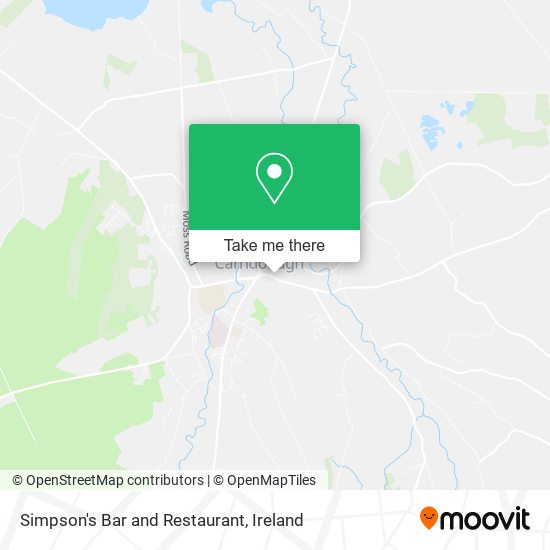 Simpson's Bar and Restaurant map