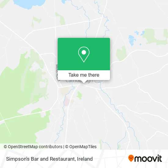 Simpson's Bar and Restaurant map