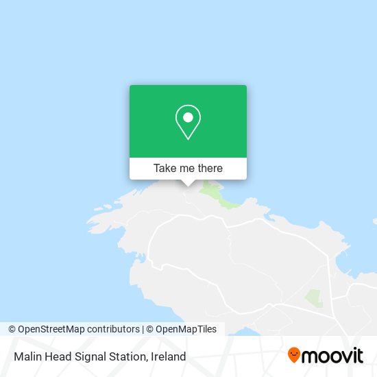 Malin Head Signal Station map