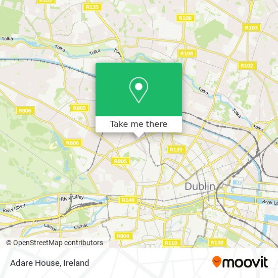 Adare House map