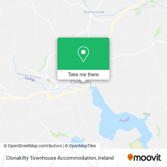 Clonakilty Townhouse Accommodation map