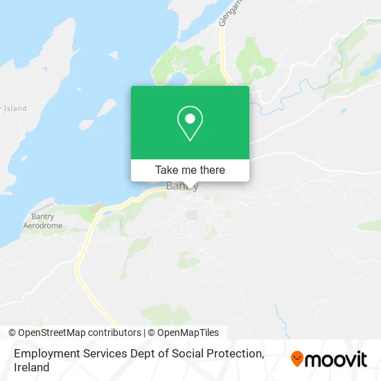 Employment Services Dept of Social Protection map