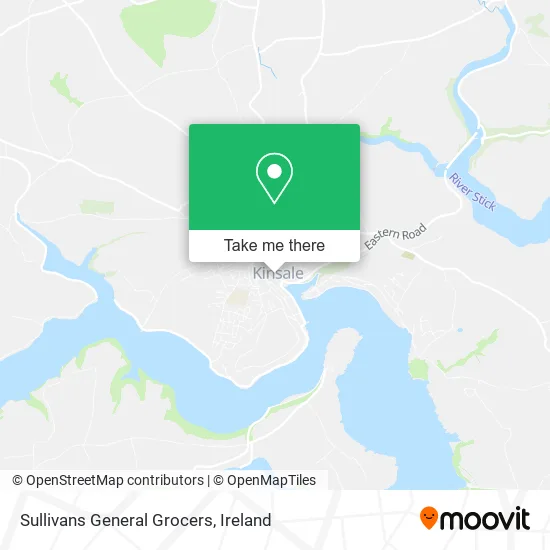 Sullivans General Grocers map