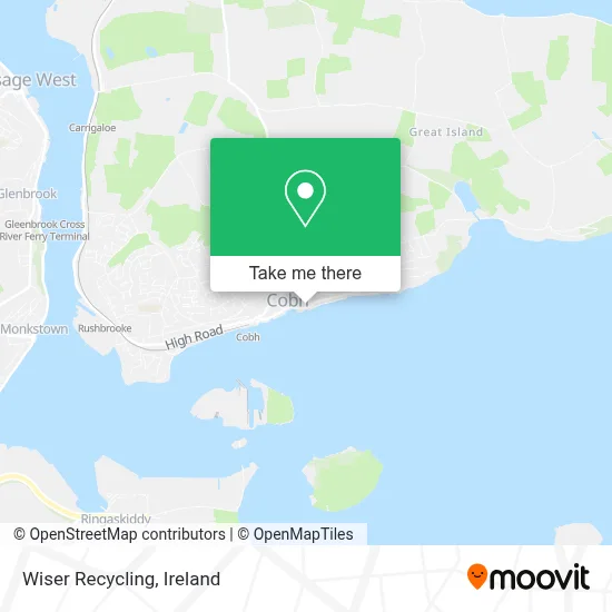 Wiser Recycling map