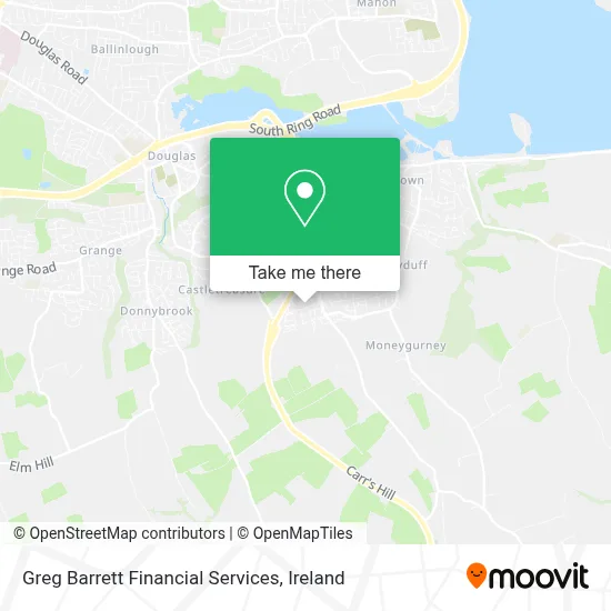 Greg Barrett Financial Services map