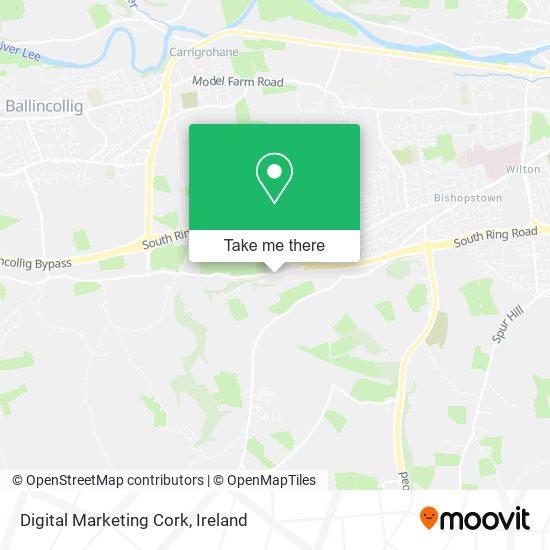 Digital Marketing Cork map