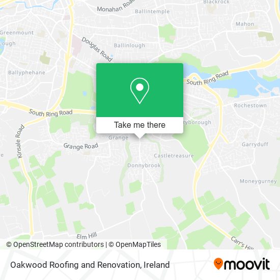 Oakwood Roofing and Renovation map