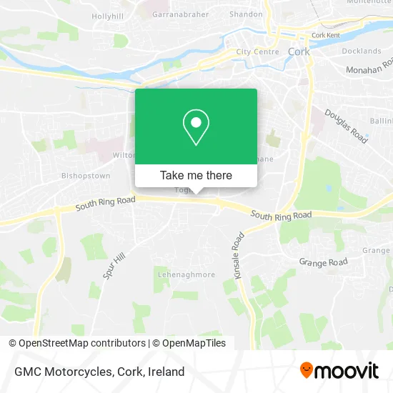 GMC Motorcycles, Cork map