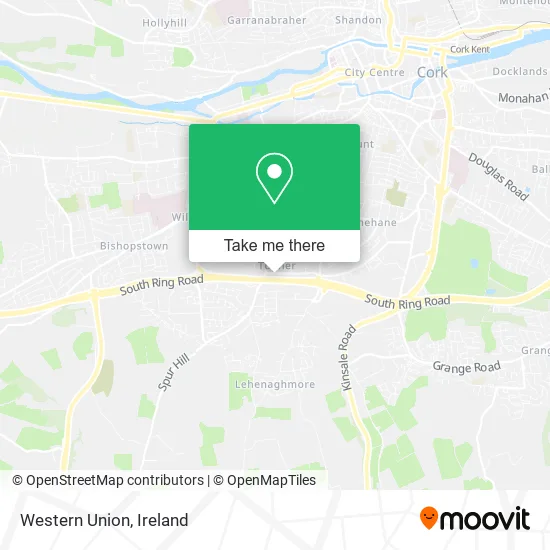 Western Union map