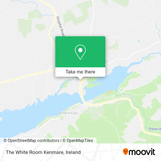 The White Room Kenmare map
