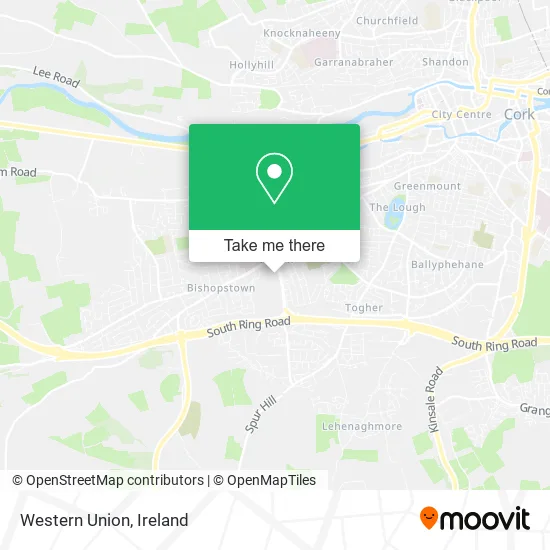 Western Union map