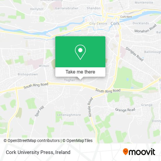 Cork University Press map