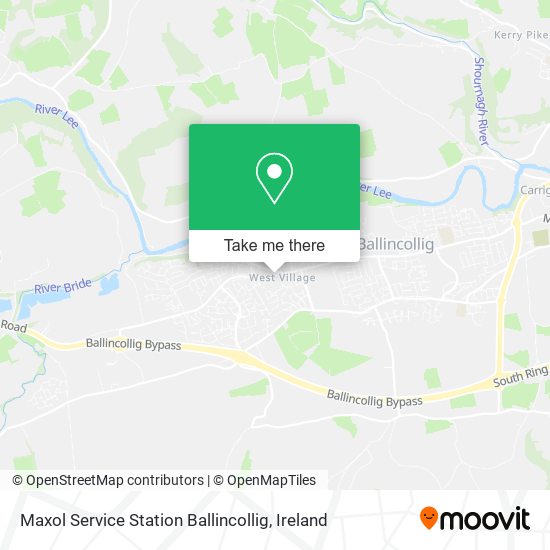 Maxol Service Station Ballincollig map