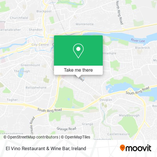 El Vino Restaurant & Wine Bar map