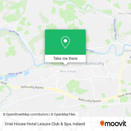 Oriel House Hotel Leisure Club & Spa plan