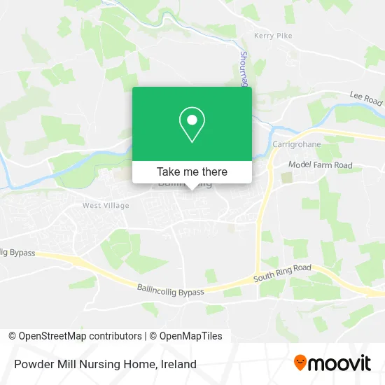 Powder Mill Nursing Home map