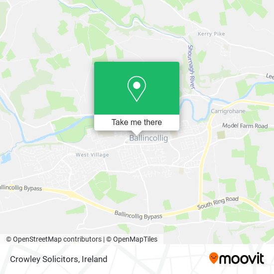 Crowley Solicitors map