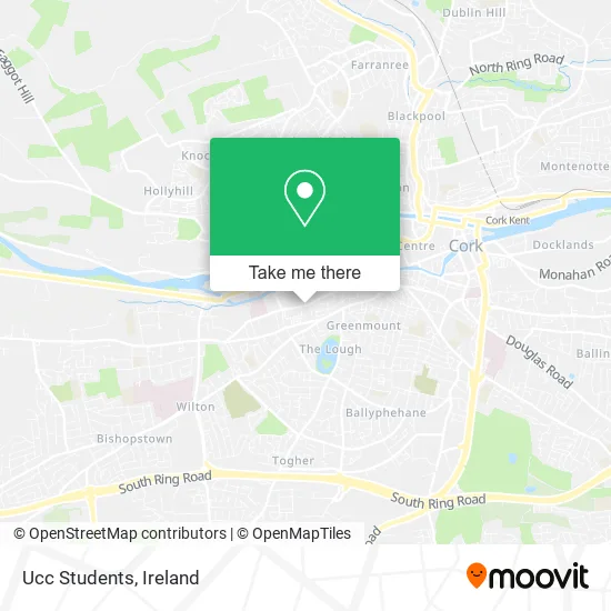 Ucc Students map