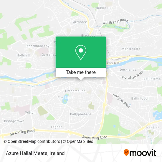 Azure Hallal Meats map