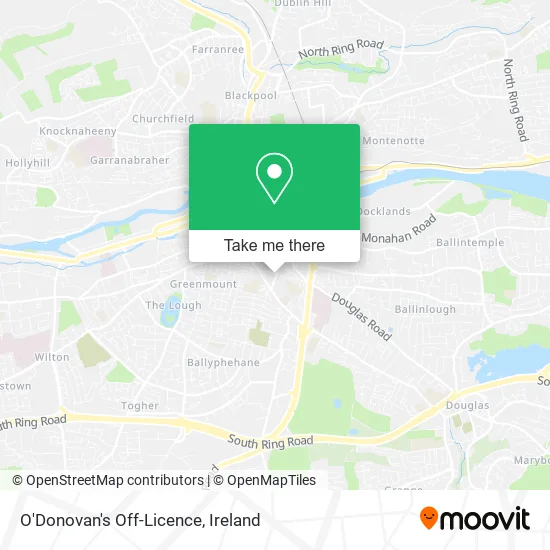 O'Donovan's Off-Licence map