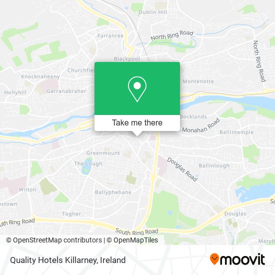 Quality Hotels Killarney map