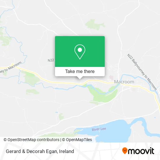 Gerard & Decorah Egan map