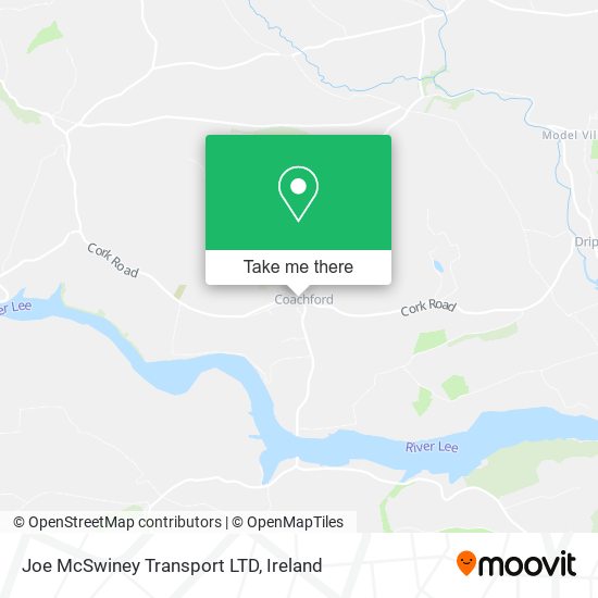 Joe McSwiney Transport LTD map
