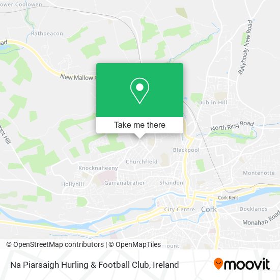 Na Piarsaigh Hurling & Football Club map