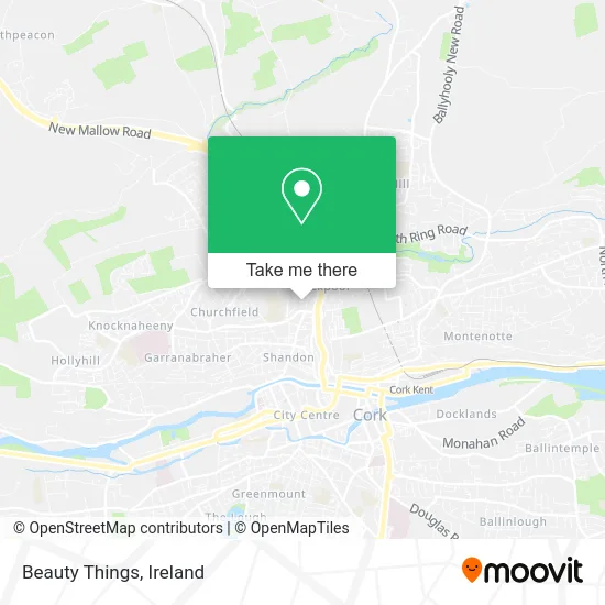 Beauty Things map