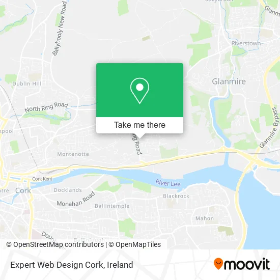 Expert Web Design Cork map