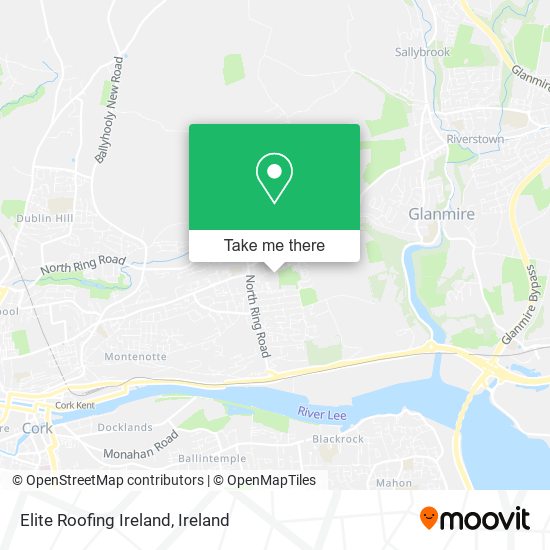 Elite Roofing Ireland map