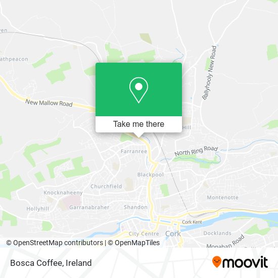 Bosca Coffee map