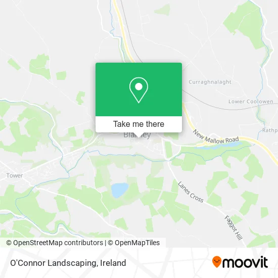 O'Connor Landscaping map