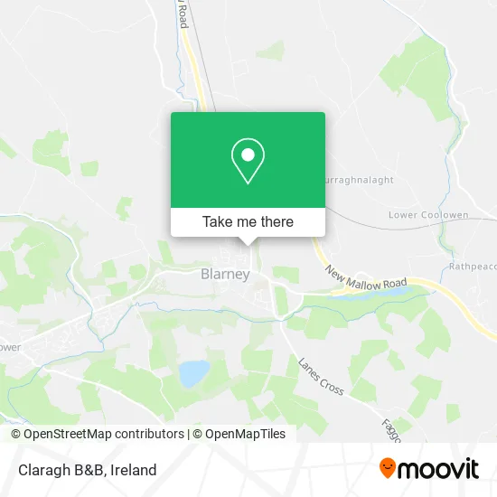 Claragh B&B map