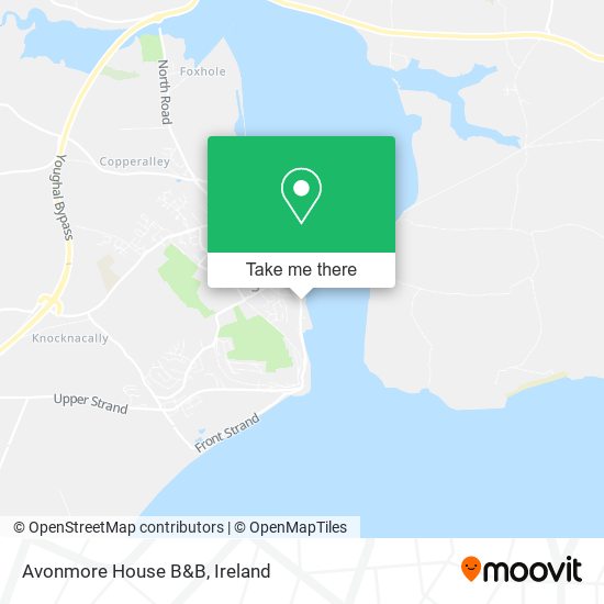 Avonmore House B&B map