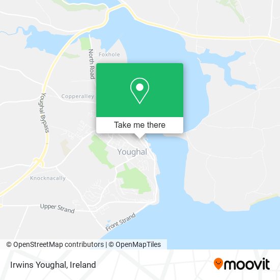 Irwins Youghal map