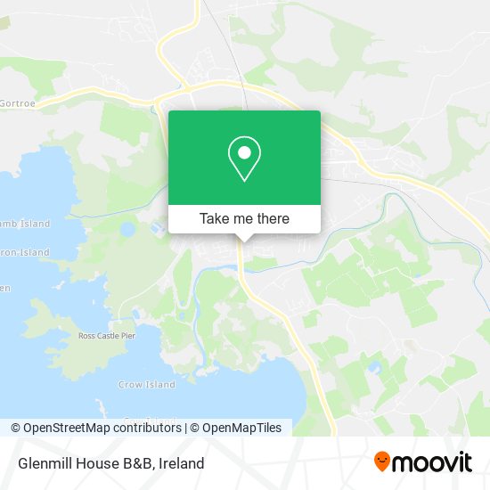 Glenmill House B&B map