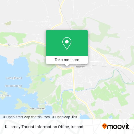 Killarney Tourist Information Office map
