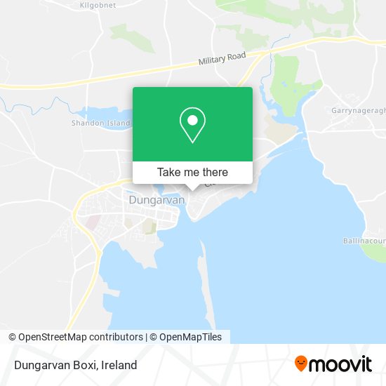 Dungarvan Boxi map