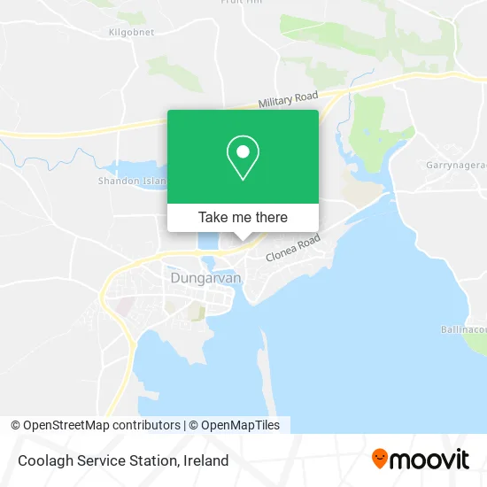 Coolagh Service Station map