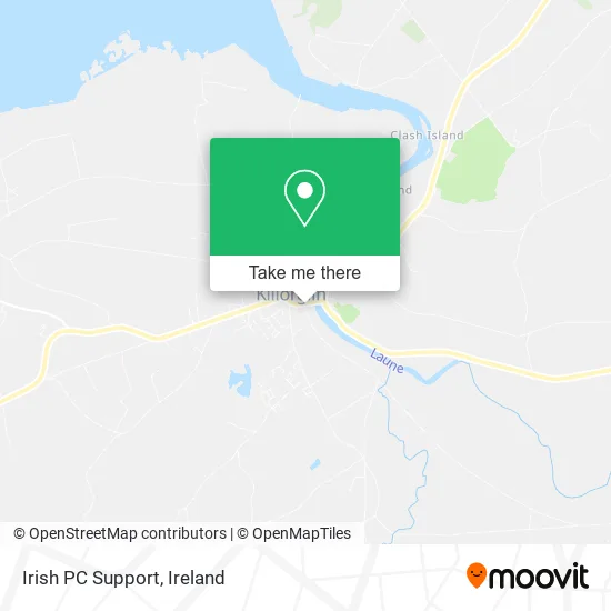 Irish PC Support map