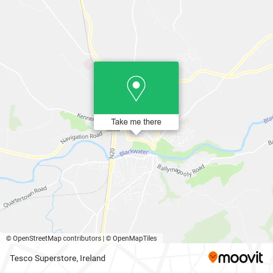 Tesco Superstore map