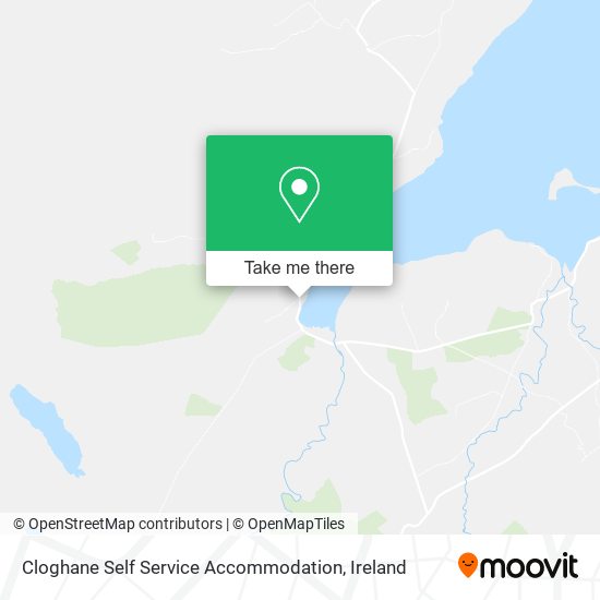 Cloghane Self Service Accommodation map