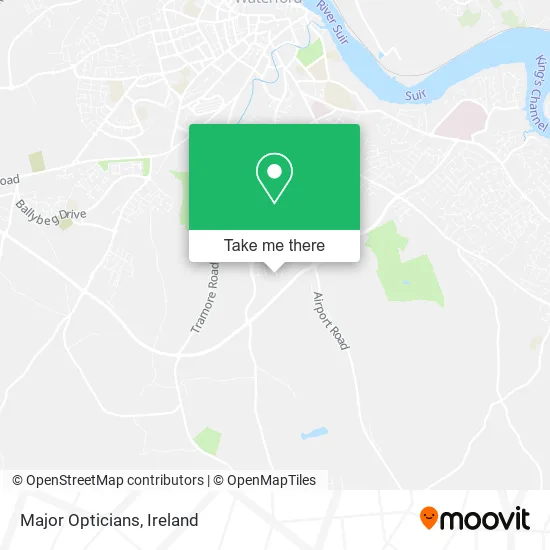 Major Opticians map